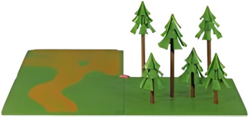 Siku Feldwege und Wald SIKUWORLD