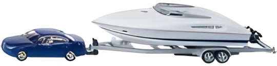 Siku PKW mit Motorboot 2543