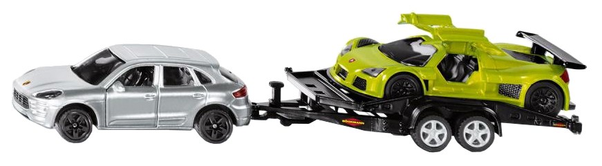 Siku PKW mit Transport-Anhänger 2544