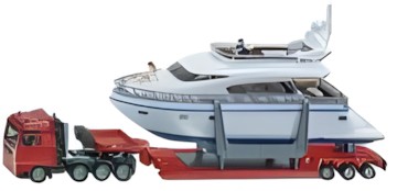 Siku Schwertransport mit Yacht 1849