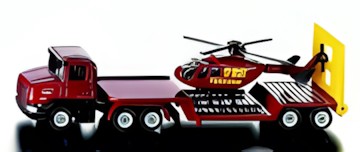 Siku Tieflader mit Hubschrauber 1610