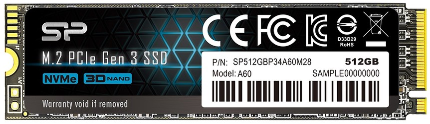 Silicon Power P34A60 M.2 PCIe SSD 512GB