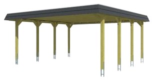 Skan Holz Spreewald - Walmdach 585 x 741 cm