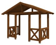 Skan Holz Vordach Stralsund Typ 7