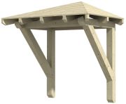 Skan Holz Wesel Vordach Typ 1