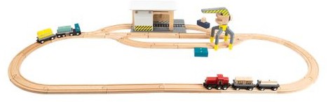 Small Foot Design Güterbahnhof mit Zubehör (11377)