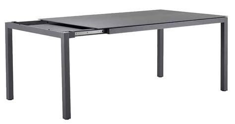 Solpuri Classic Alu Ausziehtisch Keramik 160/220 x 100 cm