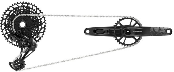 SRAM NX Eagle DUB 170 mm Schaltgruppenset (00.7918.076.000) SRAM NX Eagle DUB 170 mm Schaltgruppenset (00.7918.076.000)