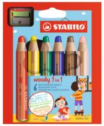 Stabilo Woody 3 in 1 6er Stabilo Woody 3 in 1 6er