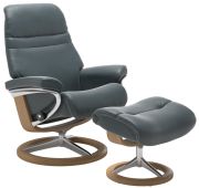 Stressless Sunrise M Signature Sessel mit Hocker