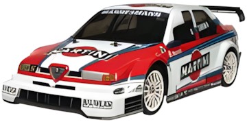 Tamiya 1:10 RC Alfa Romeo 155 V6 TI Martini TT-02 Tamiya 1:10 RC Alfa Romeo 155 V6 TI Martini TT-02