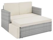 tectake Korfu Rattan Lounge