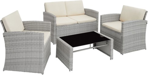 tectake Rattan Lounge Lucca