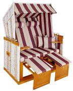 tectake Strandkorb mit Polster verstellbar tectake Strandkorb mit Polster verstellbar