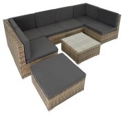 TecTake Venedig Rattan Lounge TecTake Venedig Rattan Lounge