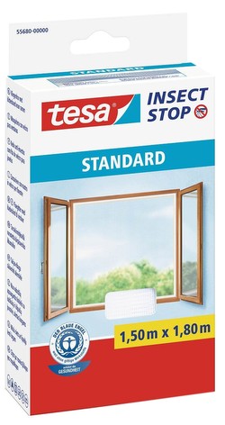 Tesa Insect Stop Fliegengitter Standard Fenster 1,50 x 1,80 m