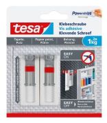 Tesa Powerstripes Verstellbare Klebeschraube Tapeten & Putz 1 kg