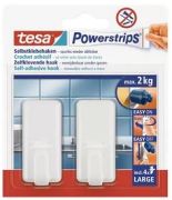 Tesa Powerstrips Haken Large Classic 2 kg weiß 2 Stk. Tesa Powerstrips Haken Large Classic 2 kg weiß 2 Stk.