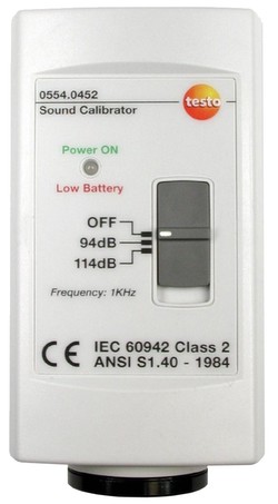 Testo Schallpegelkalibrator (0554 0452)