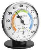 TFA Analoges Thermo-Hygrometer mit Metallring (45.2033)