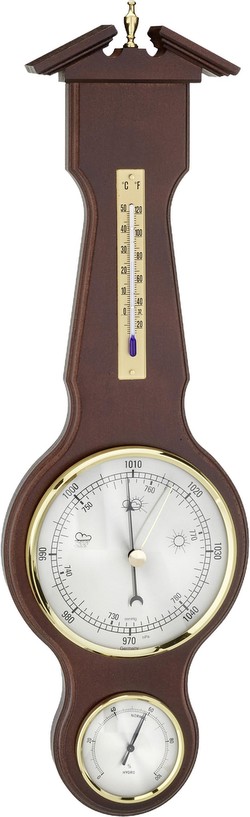 TFA Analoge Wetterstation aus Massivholz 20.1047