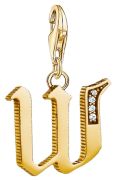 Thomas Sabo Charm-Anhänger Buchstabe W gold (1629-414-39)