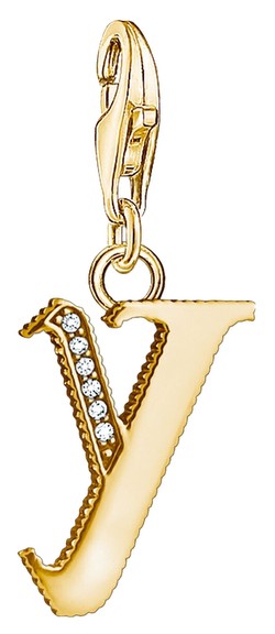 Thomas Sabo Charm-Anhänger Buchstabe Y gold (1631-414-39)