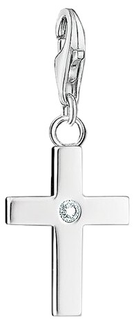 Thomas Sabo Charm-Anhänger Kreuz weiß (0366-051-14) Thomas Sabo Charm-Anhänger Kreuz weiß (0366-051-14)