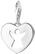 Thomas Sabo Charm-Anhänger Schutzengel-Herz silber (0869-001-12)
