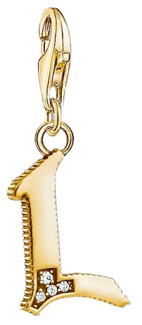 Thomas Sabo Charm-Anhänger Buchstabe L gold (1618-414-39)