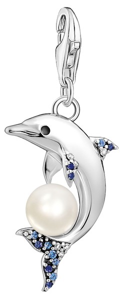 Thomas Sabo Charm-Anhänger Delfin mit Perle silber (1889-664-7) Thomas Sabo Charm-Anhänger Delfin mit Perle silber (1889-664-7)