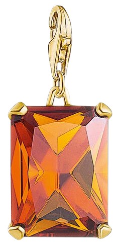 Thomas Sabo Charm-Anhänger Großer Stein orange (1840-472-8)