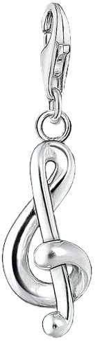 Thomas Sabo Charm-Anhänger Notenschlüssel silber (0845-001-12)