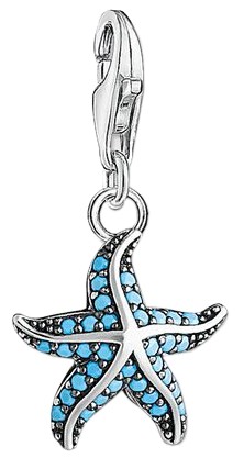 Thomas Sabo Charm-Anhänger Seestern türkis (1521-667-17)