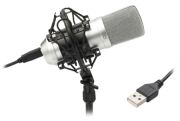 TIE Studio Condenser Mic USB silver