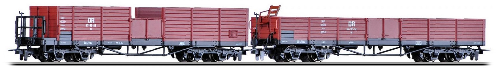 Tillig-TT-Bahn 2er-Set Güterwagen der DR (05921) Tillig-TT-Bahn 2er-Set Güterwagen der DR (05921)