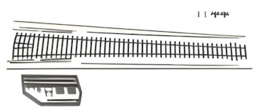 Tillig-TT-Bahn 85445 Flex-ABW 6,34°