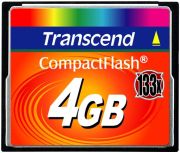 Transcend CompactFlash Card 133x 4GB