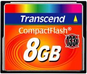 Transcend CompactFlash Card 133x 8GB