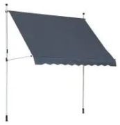 TrendLine Balkon Markise 250 cm, Ausfall: 130 cm