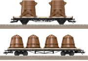 Trix Flachwagen-Set 24064
