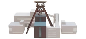 Trix Bausatz "Zeche Zollverein" Teil 1 66102