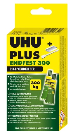 UHU PLUS Endfest 300 2-K-Epoxidkleber Tube 163 g UHU PLUS Endfest 300 2-K-Epoxidkleber Tube 163 g