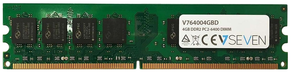 V7 DDR2-800 4GB DIMM Desktop Memory (V764004GBD) V7 DDR2-800 4GB DIMM Desktop Memory (V764004GBD)