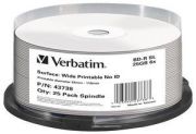 Verbatim BD-R SL 25GB 6x Wide Printable 25er Spindel 43738