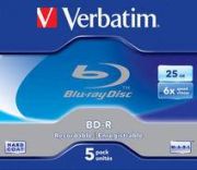 Verbatim BD-R SL 25GB 6x 5er Pack 43715