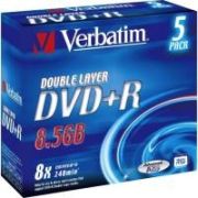 Verbatim DVD+R 8.5GB 8x DL 5er 43541 Verbatim DVD+R 8.5GB 8x DL 5er 43541