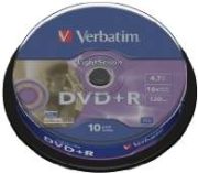 Verbatim DVD+R 4.7GB 16x 10er Spindel 43498 Verbatim DVD+R 4.7GB 16x 10er Spindel 43498