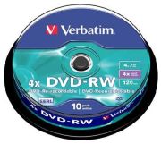 Verbatim DVD-RW 4,7GB 4x 10er 43552
