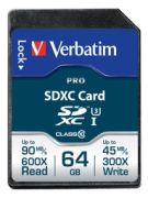 Verbatim Pro U3 SDXC 64GB Verbatim Pro U3 SDXC 64GB